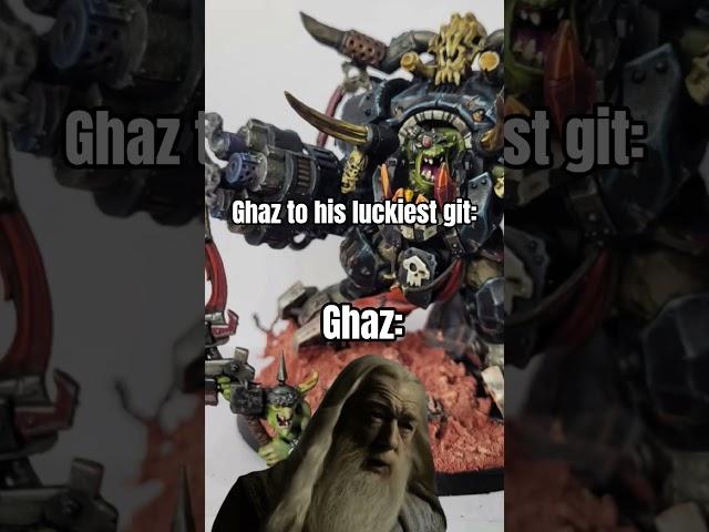 Or he'll just replace him with the next... #warhammer40k #40k #orks40k