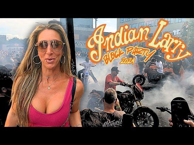 The SUPREME Motorcycle Event of 2024! Indian Larry Block Party.