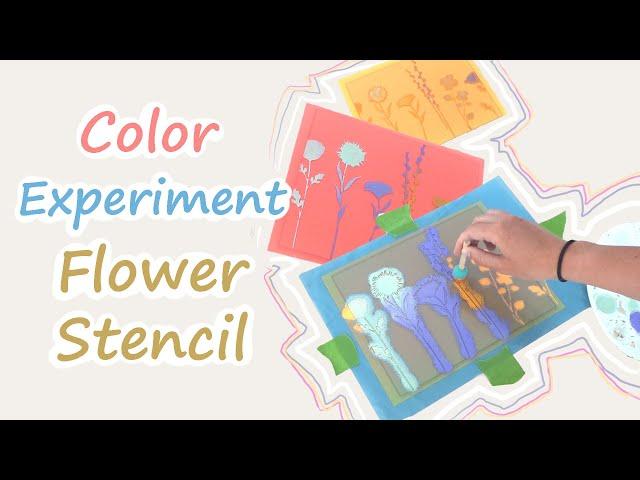 DIY: Flower Project Stencil