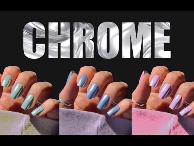 I Tried Instant Chrome Nail Polish So You Don’t Have To 🪙 *easy??* #chrome #nails #nailsathome