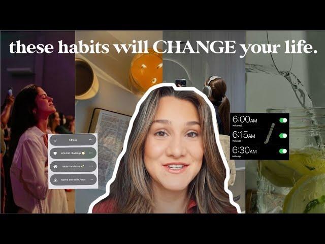 8 HOLY GIRL HABITS YOU NEED IN 2024: exit your LUKEWARM era, healthy habits, self discipline tips