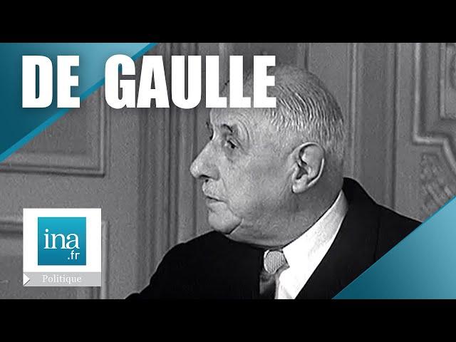 1968 : Le Général De Gaulle et le capitalisme | Archive INA