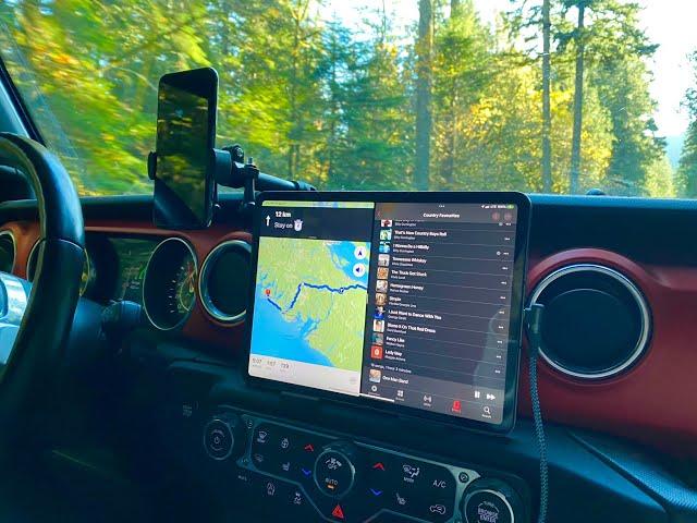 Jeep Wrangler JL and Jeep Gladiator JT iPad/ Tablet mount