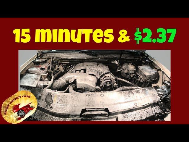 How To CLEAN an Engine Bay for $2.37..... AMAZING!!