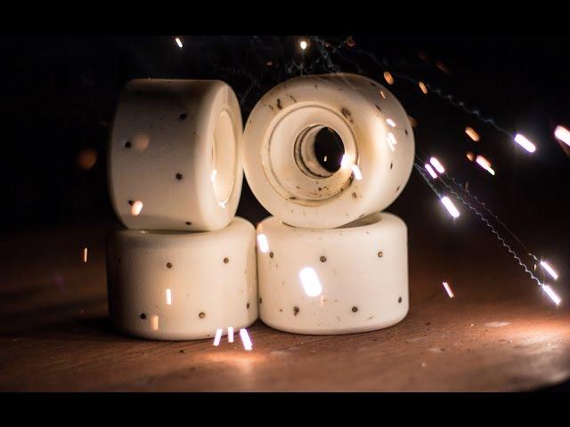 Skateboard wheels that make FIRE!