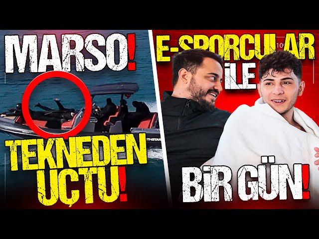 MARSO TEKNEDEN DENİZE UÇTU! E-SPORCULARIMIZ İLE BİR GÜN! KAMERA ARKASI!