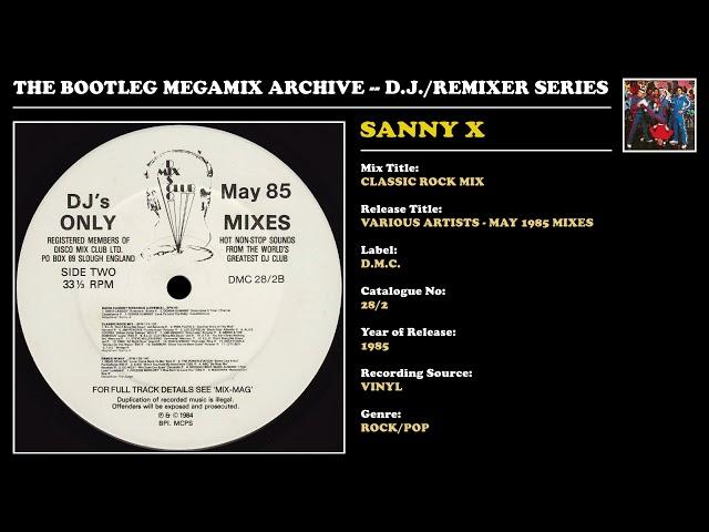 SANNY X * CLASSIC ROCK MIX * D.M.C. Records 28/2 * 1985