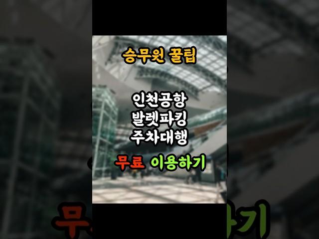 인천공항 주차대행(발렛파킹) 무료로 이용하기 #인천공항주차 #인천공항주차대행 #인천공항발렛파킹 #아마노코리아 #인천공항 #인천공항무료주차 #shorts #승무원