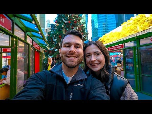 We had A Ultimate Christmas Day In New York City! Holiday Markets & Dinner At The Famous Plaza Hotel