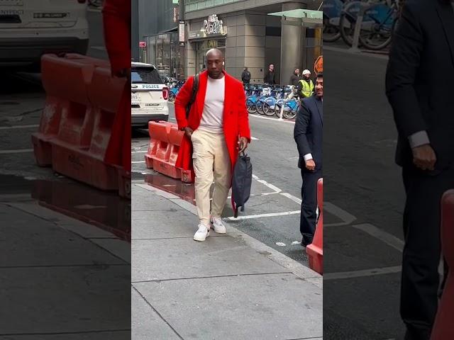 The Best Man Indeed: Morris Chestnut Spotted Arriving at Rockefeller Center in NYC #thebestman