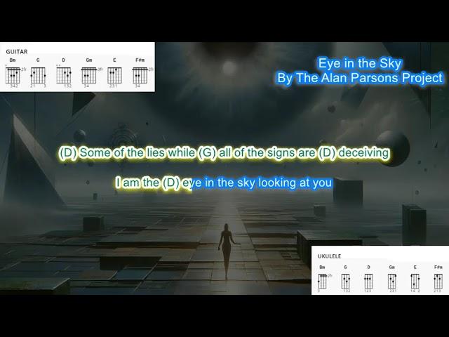 Eye in the Sky (no capo) by The Alan Parsons Project play along with scrolling chords and lyrics