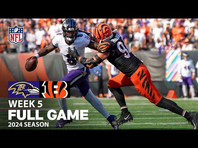 GAME OF THE WEEK! Baltimore Ravens vs. Cincinnati Bengals FULL GAME | NFL 2024 Season Week 5