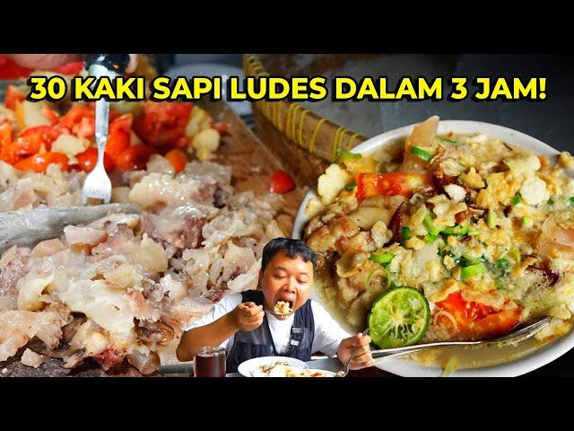 SOP KAKI SAPI TERLARIS DI JAKARTA, 3 JAM LUDES 30 KAKI SAPI!