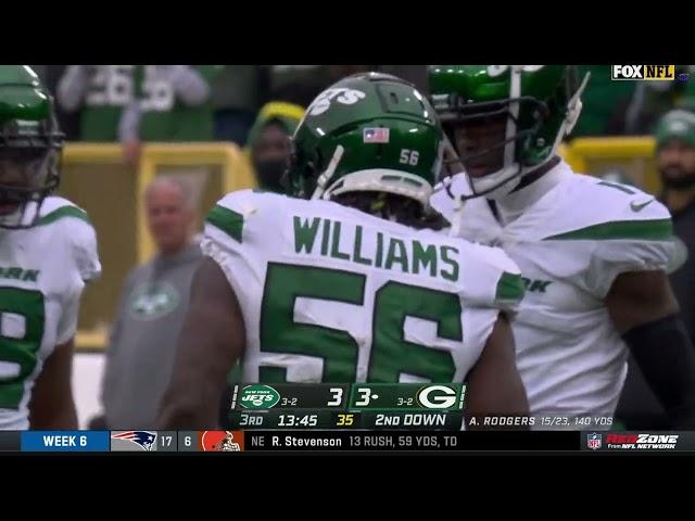 Quincy Williams UNREAL HIT on Aaron Jones