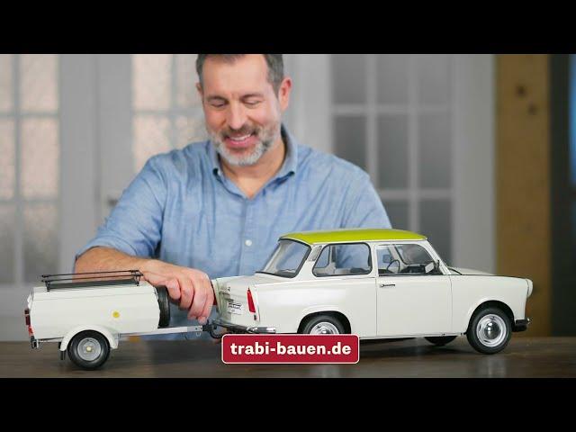 Trabant 601 mit Anhänger von Hachette