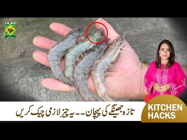 Fresh Prawns | How to Buy The Freshest Shrimp | Kitchen Tips | Rida Aftab | MasalaTV