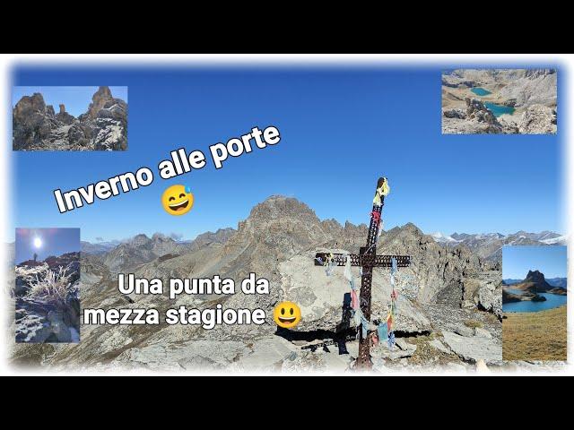 Anello laghi di Roburent, Monte Scaletta 2840 mt dal Colle della Maddalena 5 ottobre 2024