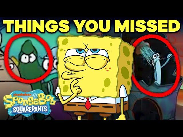 10 Background Details You Never Noticed  SpongeBob