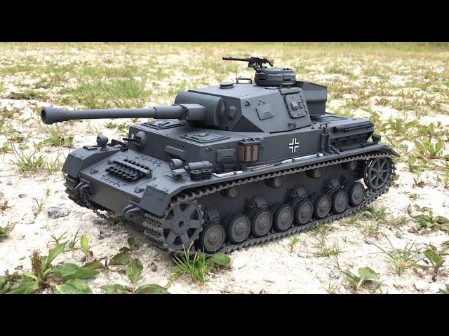 Heng Long Panzer IV: Upgraded & painted