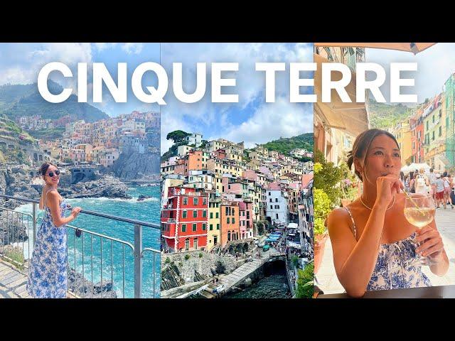 CINQUE TERRE travel vlog | one day trip itinerary, how to get there, costs of everything & more 