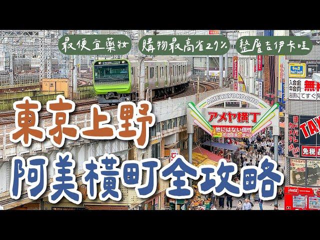 Tokyo Travel EP5  Ueno & Ameyoko Complete Guide; Japan’s Cheapest Drugstores