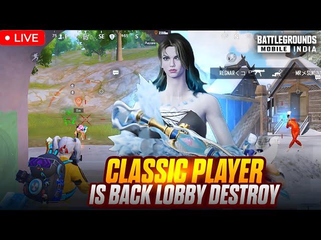 Classic Hacker is Back Destroy Lobby Bgmi 3.5 Update || dft sameer #bgmi #livestream #pubglive