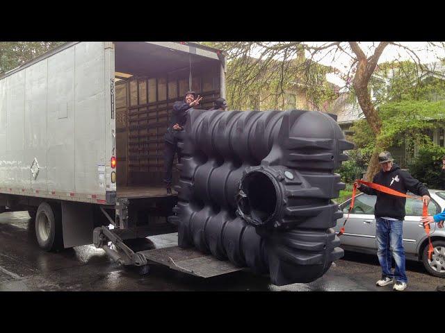 Rainwater System Installation - Graf Platin Cistern and R-Tank Drywell