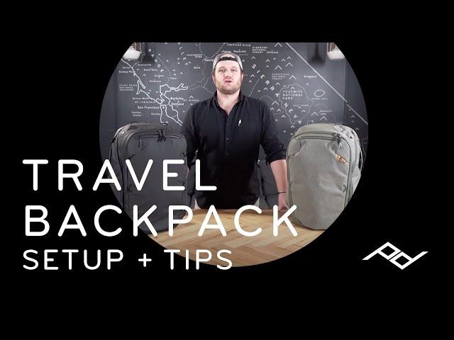 Peak Design Travel Backpack 45L: Setup + Tips