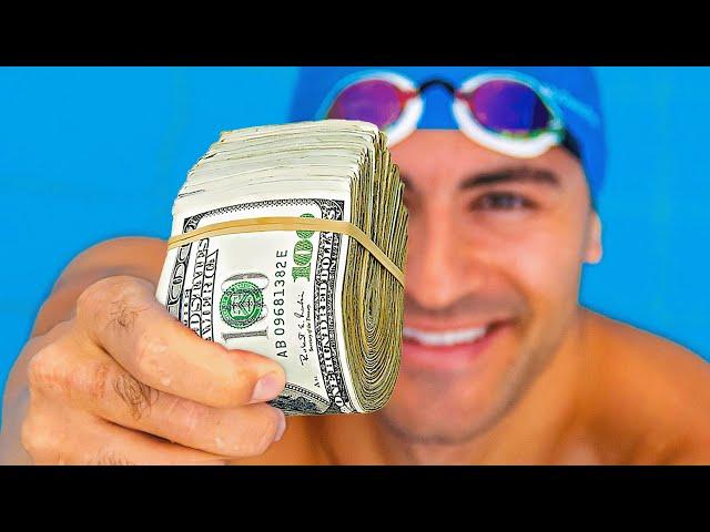 Swimming on a Budget of $1 vs $100,000