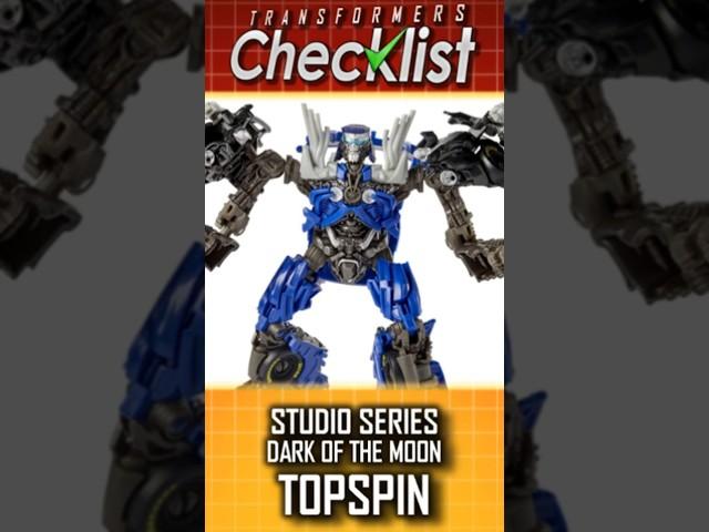  Transformers CHECKLIST: Studio Series PART #62 - Dark of the Moon TOPSPIN