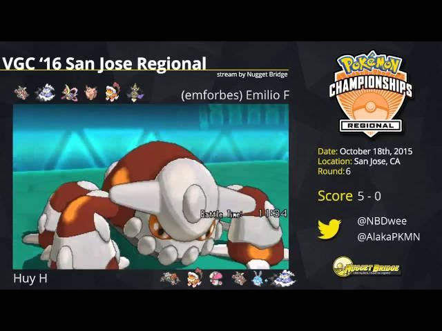 VGC'16 San Jose Regional Round 6 - Huy H. (Huy) vs Emilio F. (emforbes)