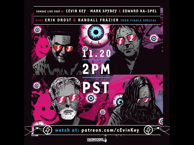 Sunday Live chat Tour Finale special with Legendary Pink DotS and Mark Spybey DVOA  11/20/2022