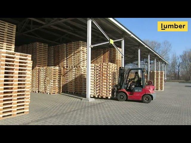 Отгрузка готовых поддонов EPAL – Lumber