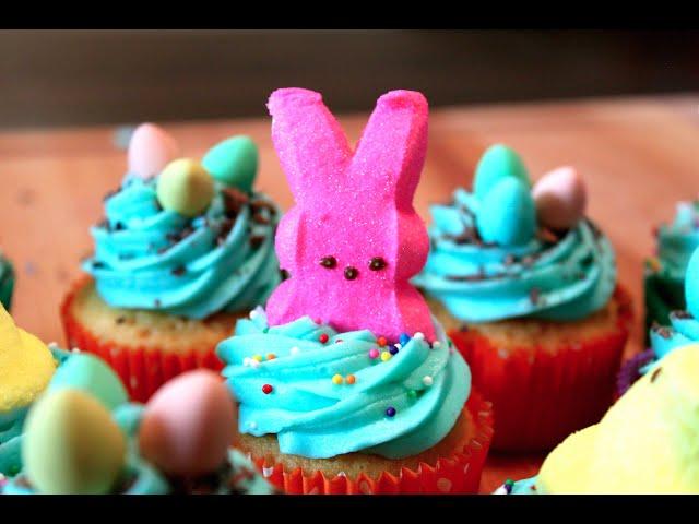 EASTER CUPCAKES! (Bird Nests and Bunnies)