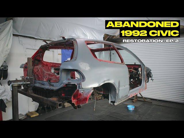 Restoring an Abandoned 1992 Honda Civic EG6 | EP. 2 - Chassis Overhaul