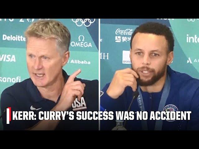 Steph Curry, Steve Kerr react to final minutes of clutch gold medal game win over France 