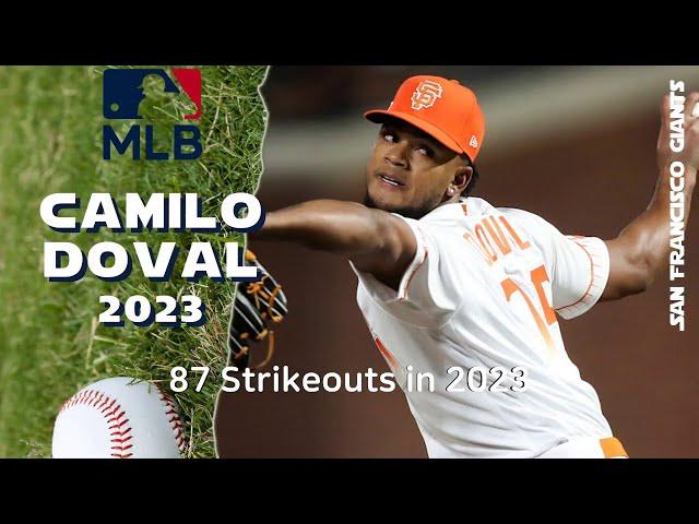 Camilo Doval 87 strikeouts in 2023 | MLB highlights