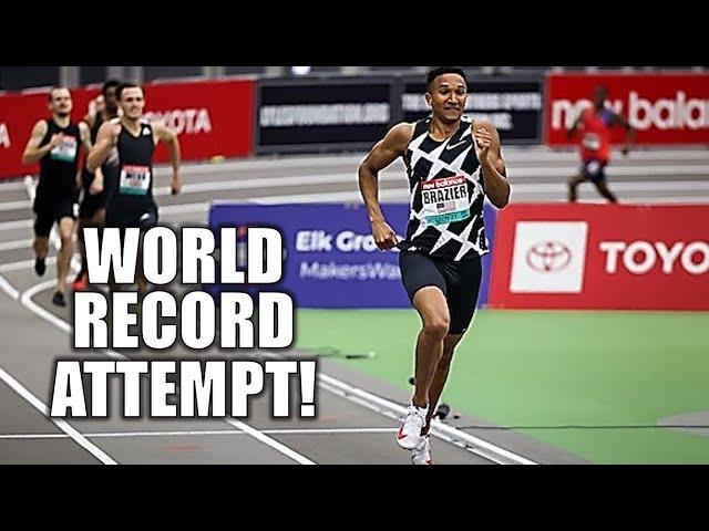 Donavan Brazier's 600M World Record Attempt - 2022 Lilac Grand Prix