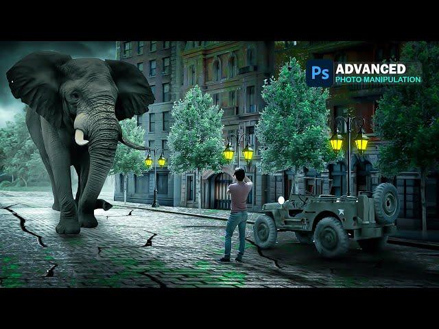 Cinematic photoshop manipulation tutorial||Photoshop tutorial #manipulation #photoshoptutorial
