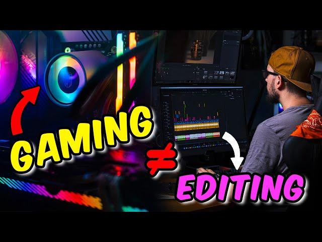 PC GAMING NON è per VIDEO EDITING!