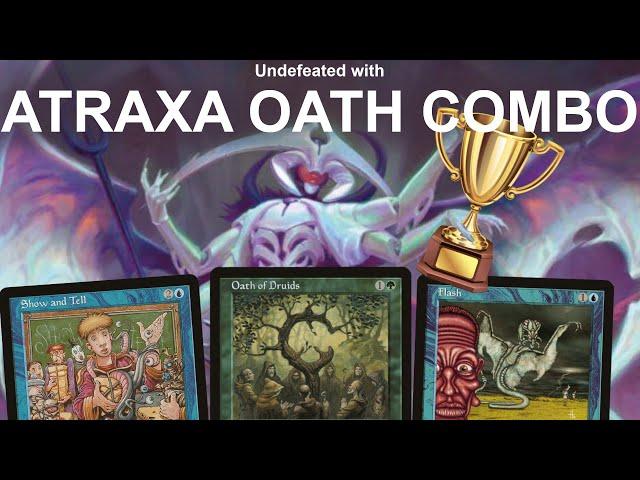 A SMOOTH OPER-PRAETOR! Vintage Atraxa, Grand Unifier Oath of Druids Combo. Undefeated 5-0 Trophy MTG