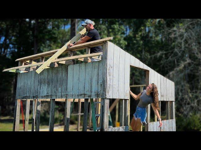 Can We SAVE This? Recycle and Reuse Forgotten Chicken Coop!