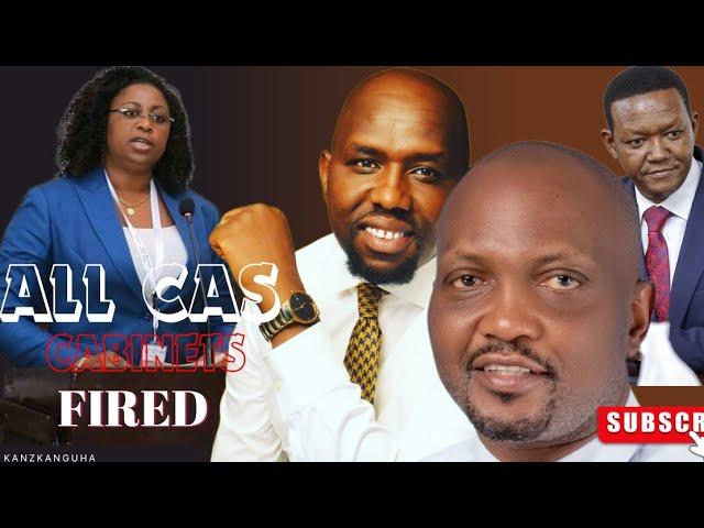 FIRED !,MOSES KURIA ,MURKOMEN AMONG OTHER CABINETS  HAVE BEEN FIRED BY THE PRESIDENT #trending#viral