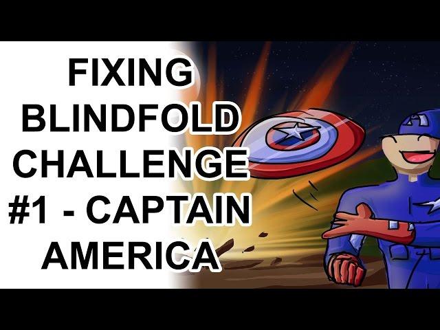 Fixing Blindfold Challenge #1 - Cap. America (Digital)