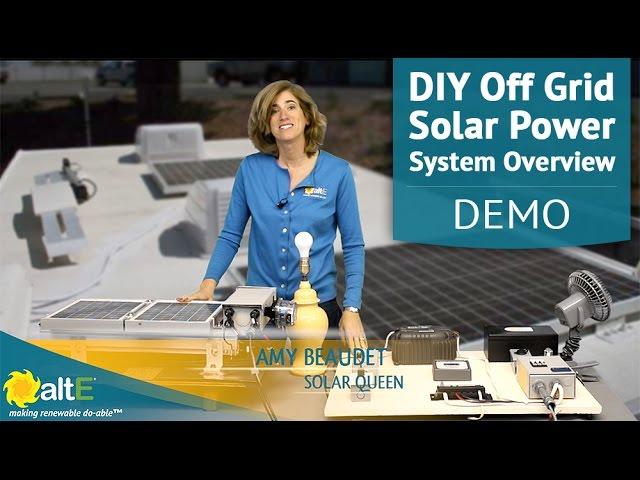 A DIY Off-Grid Solar Power System Overview and Wiring