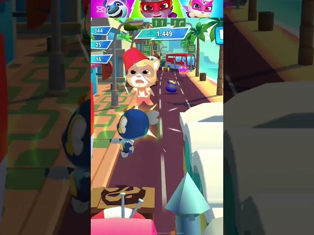 Talking Tom Hero Dash Hurricane Hank Reverse Funny Fails & Falls Moments #shorts
