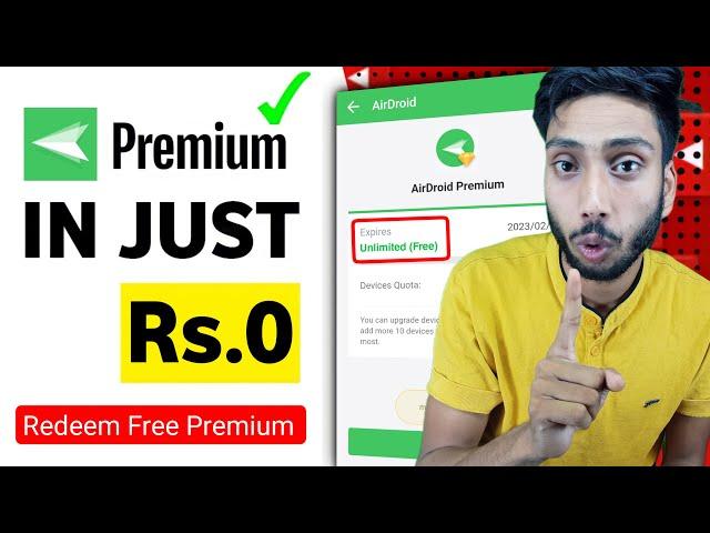 Airdroid Premium : File & Remote Access || Redeem Free Premium! (Official Method)