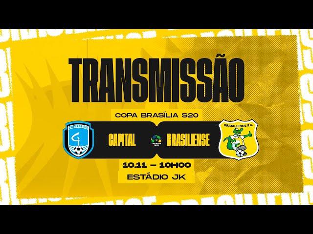 CAPITAL X BRASILIENSE- COPA BRASÍLIA SUB20 - QUINTA RODADA