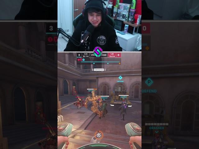 their entire team left MID competitive game :( - #shorts #overwatch