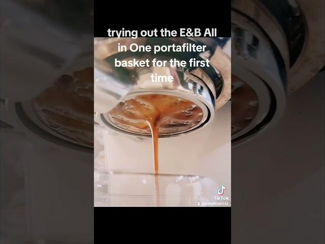E&B All in One basket #espresso #coffee #asmr #asmrsounds #barista